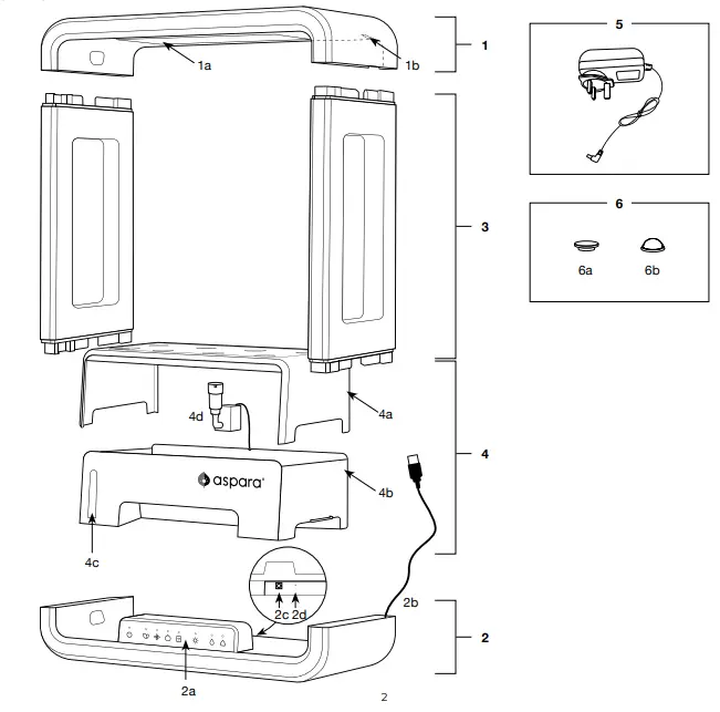 aspara Growgreen GS1004 Stylist Lite Smart Grower - Fig