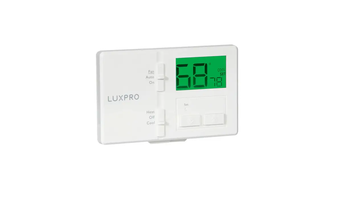 Lux 9521uc Non-programmable Thermostat Installation Instruction