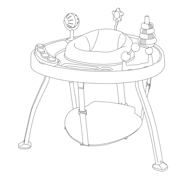 Baby Trend AC01 Bounce N’ Play 3-in-1 Activity Center