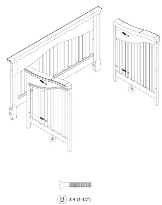 evolur-AI- 88261-00 Cheyenne-Crib-05