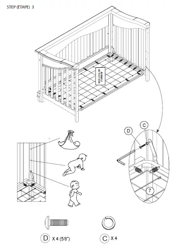 evolur-AI- 88261-00 Cheyenne-Crib-06