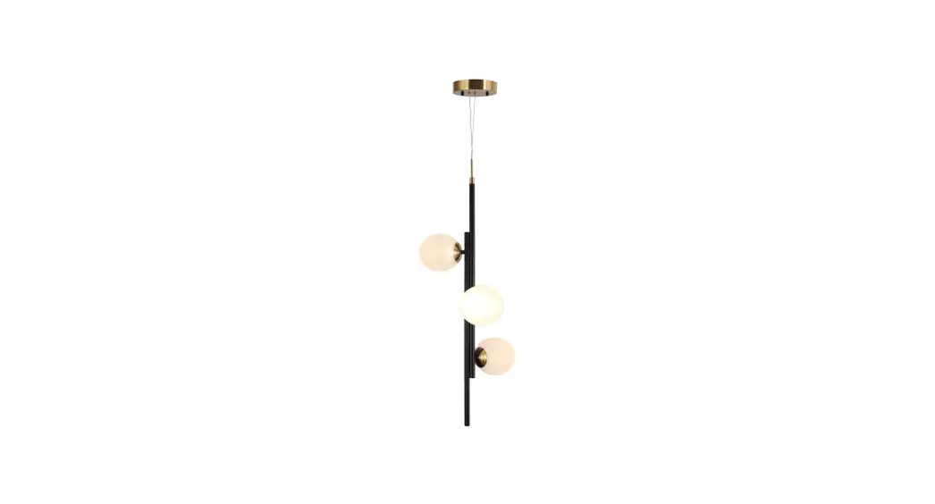 Zevni A04419 3-light Black/white Gold Modern/contemporary Led Chandelier Instruction Manual