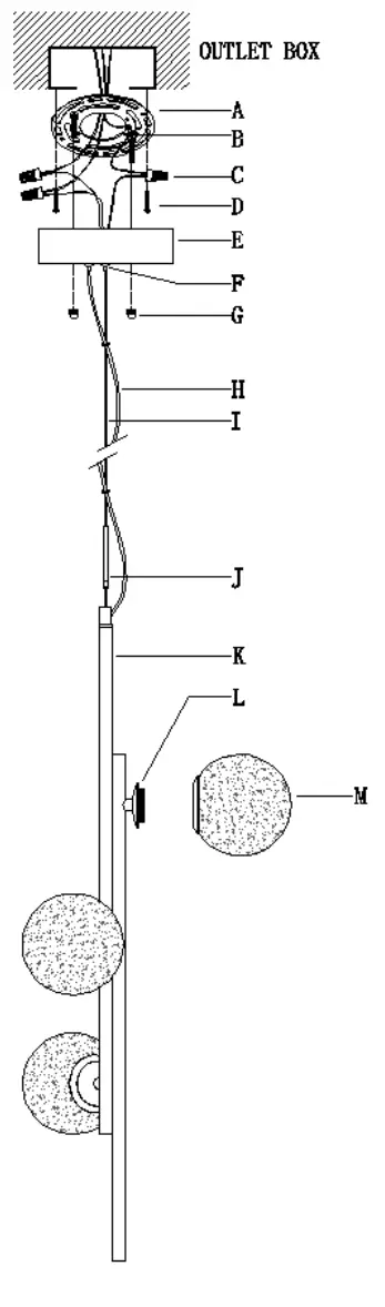 ZEVNI A04419 3 Light Black White Gold Modern Contemporary LED Chandelier-fig2