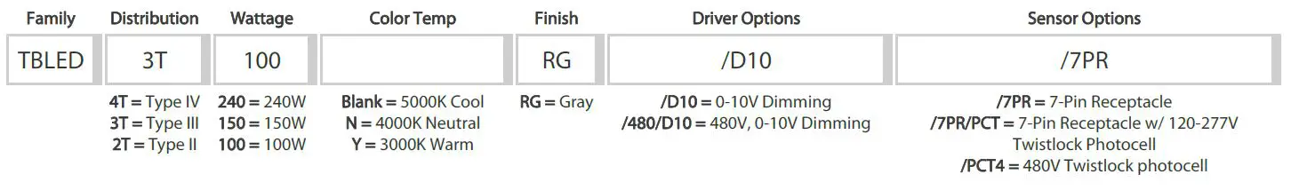 RAB-TBLED3T100RG D10 7PR-LED-Roadway-Lighting-2