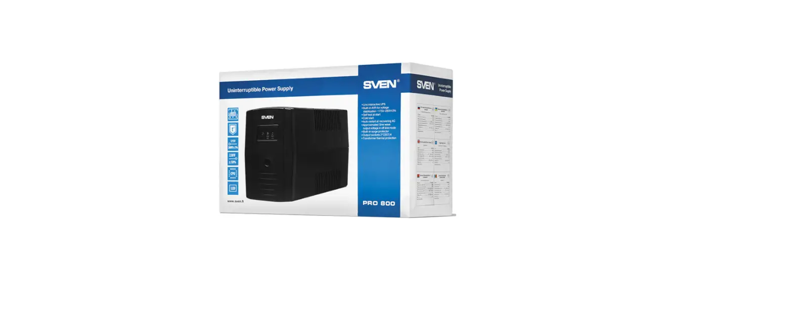 Sven Pro 800 Uninterruptible Power Supply User Manual Sven Pro 800 Uninterruptible Power Supply User Manual