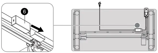 INSIGNIA Standing Desk -CONNECTING THE CABLES