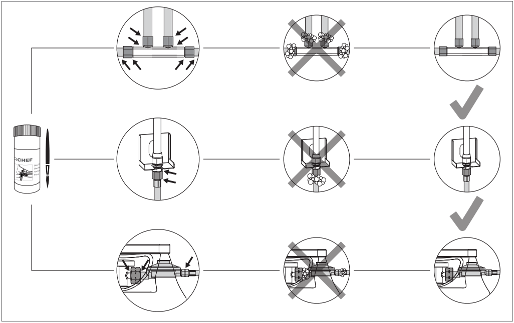 OUTDOORCHEF AROSA 570 G Gas Kettle Barbecue - LEAK TEST