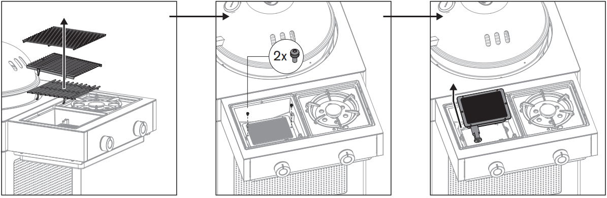 OUTDOORCHEF AROSA 570 G Gas Kettle Barbecue - REGULAR CLEANING