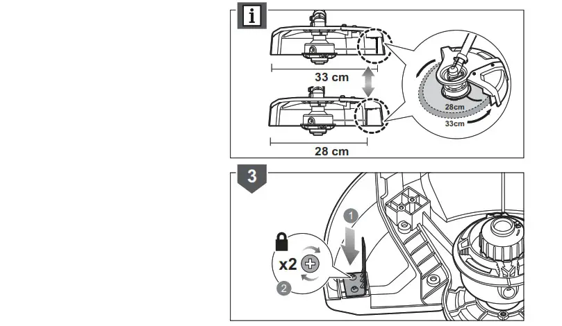 RYOBI OLT1833 Cordless Grass Trimmer 25 30cm Brushless - Product Overview 16