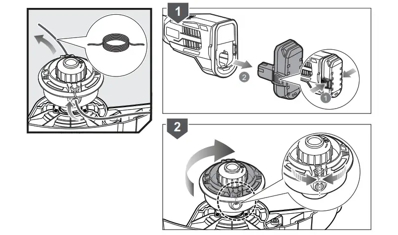 RYOBI OLT1833 Cordless Grass Trimmer 25 30cm Brushless - Product Overview 17