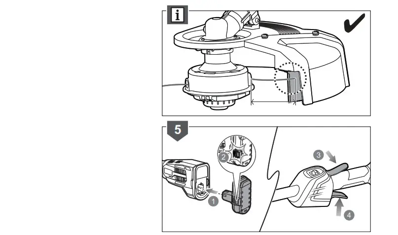 RYOBI OLT1833 Cordless Grass Trimmer 25 30cm Brushless - Product Overview 19