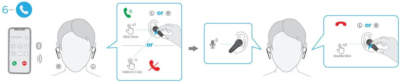 DIGDIY D11 40H Playtime ANC Wireless Earbuds - 6