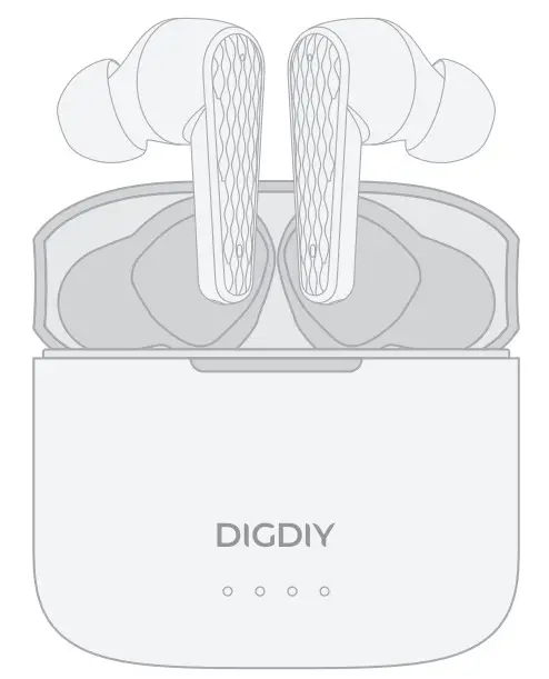 DIGDIY D11 40H Playtime ANC Wireless Earbuds