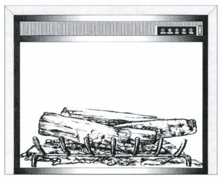 Intertek EF-30B 26 inch LED Insert Electric Fireplace
