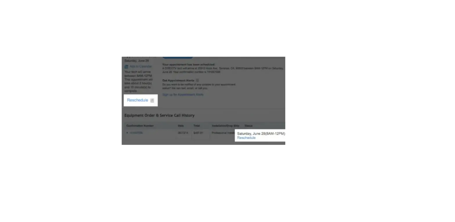 Can I Reschedule Or Cancel An Installation Or A Repair Appointment Online? Directv