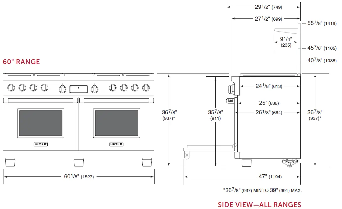 Dual Fuel Ranges 1