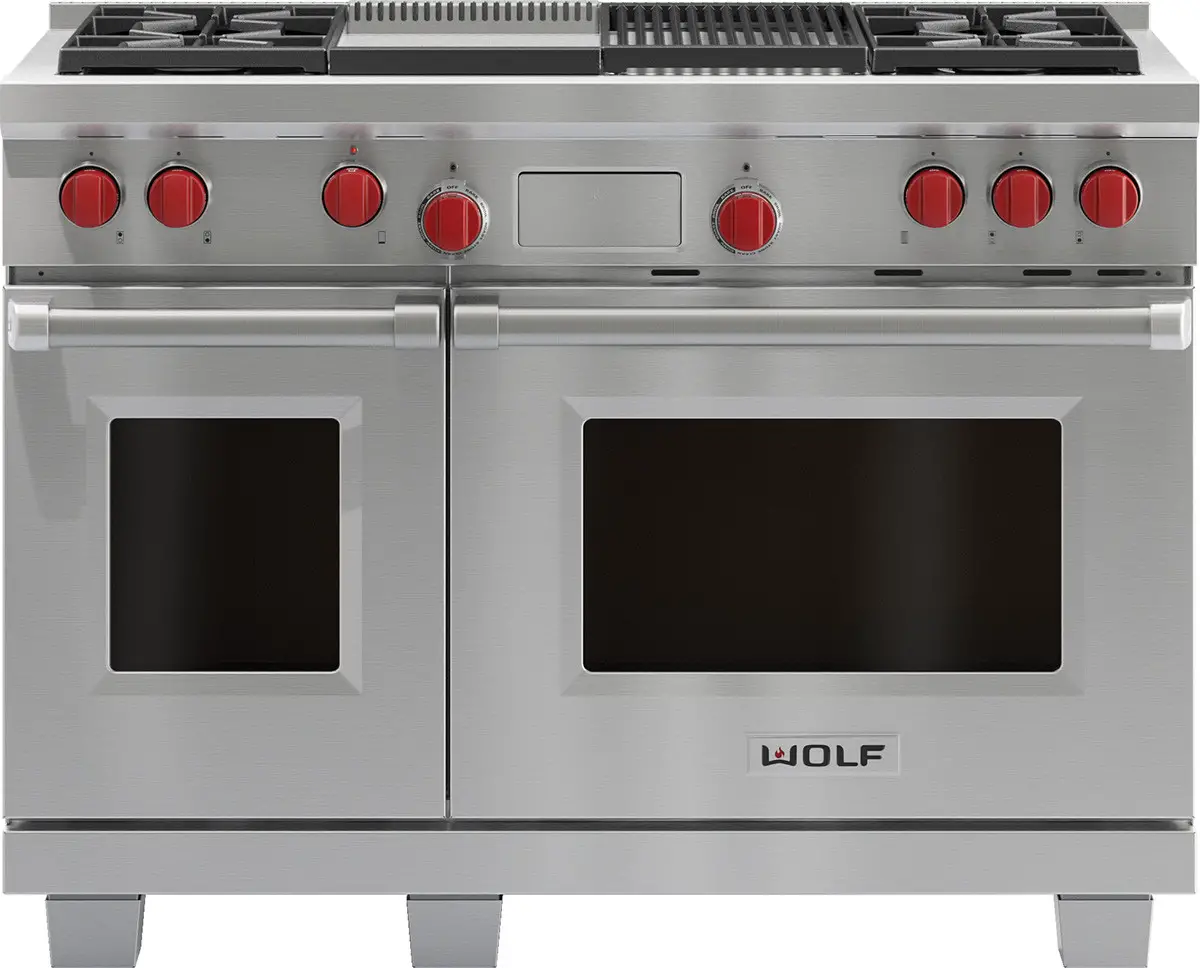 wolf dual fuel ranges
