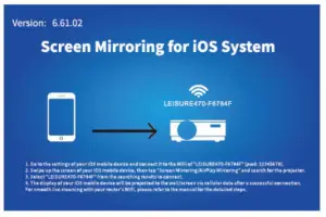 VANKYO Leisure 470 - Screen Mirroring