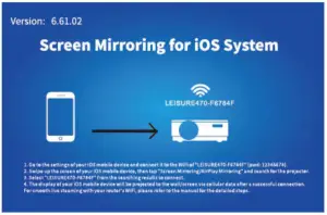VANKYO Leisure 470 - iOS System