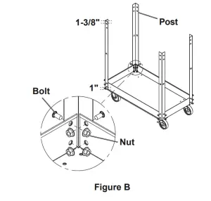 HARBOR FREIGHT 64030 30 Inch 5 Drawer Mechanic Cart - FIGURE 2