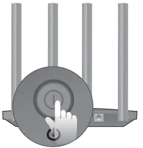 tp link Archer C6U MU MIMO Wi Fi Router - power adapter