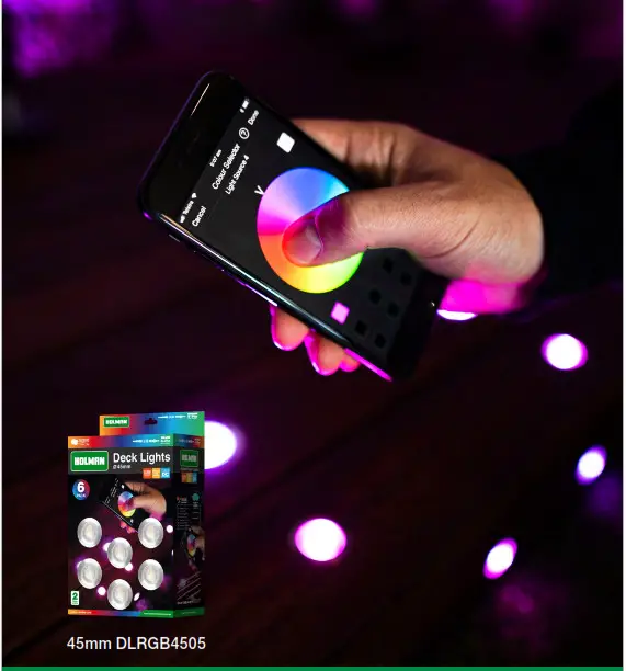 HOLMAN DLRGB4505 RGB Colour Deck Lights