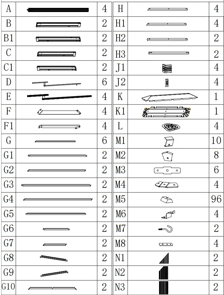 Steel Gazebo MA OB HTG006 - Assembly 40 - Copy - Copy