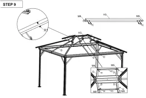Steel Gazebo MA OB HTG006 - STEP 10 - Copy - Copy