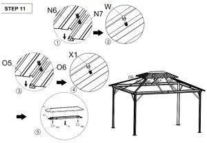 Steel Gazebo MA OB HTG006 - STEP 12 - Copy - Copy