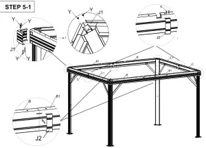 Steel Gazebo MA OB HTG006 - STEP 5 - Copy - Copy