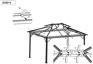 Steel Gazebo MA OB HTG006 - STEP 9 - Copy - Copy