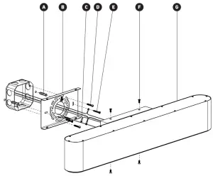 artika VAN WIC BL Integrated LED Pendant - INSTALLATION