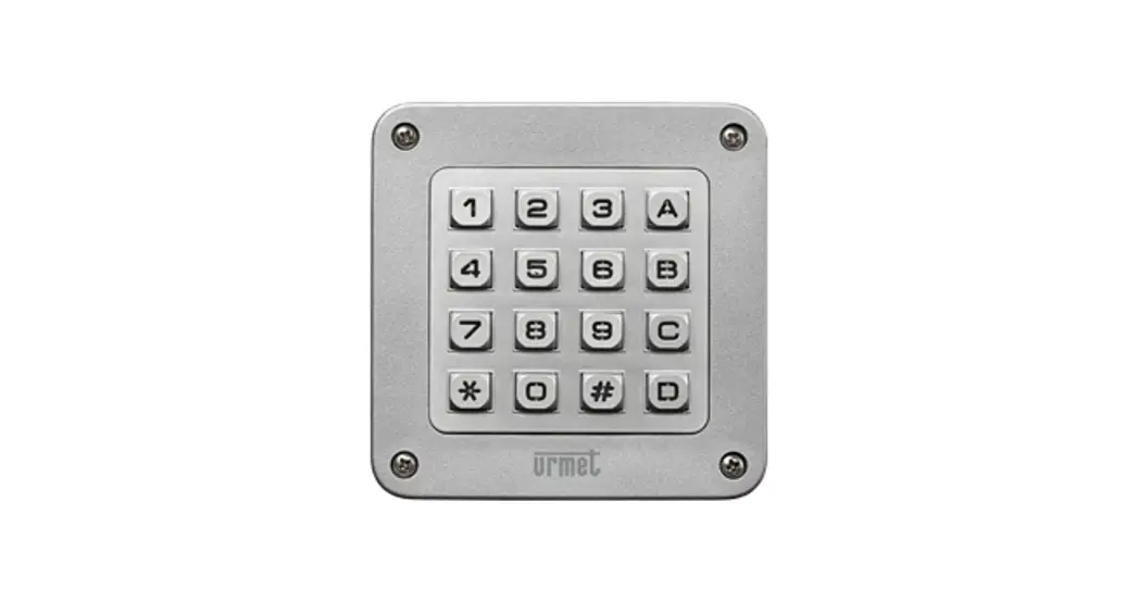 Urmet 1086 Bluetooth Sclak Keypad Installation Guide