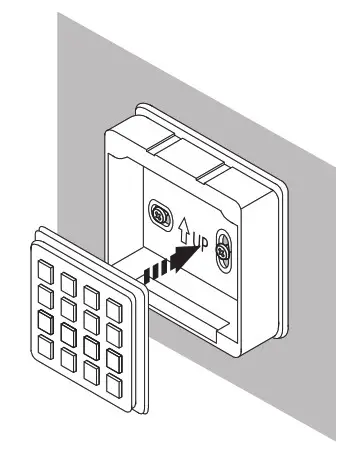urmet 1086 Bluetooth Sclak Keypad- keypad inside