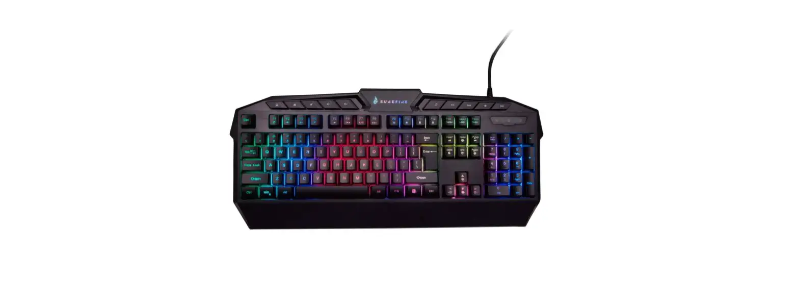Surefire 48825/48826 Kingpin Rgb Gaming Multimedia Keyboard User Guide