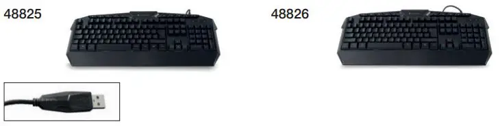 SUREFIRE 48825-48826 KINGPIN RGB Gaming Multimedia Keyboard fig1