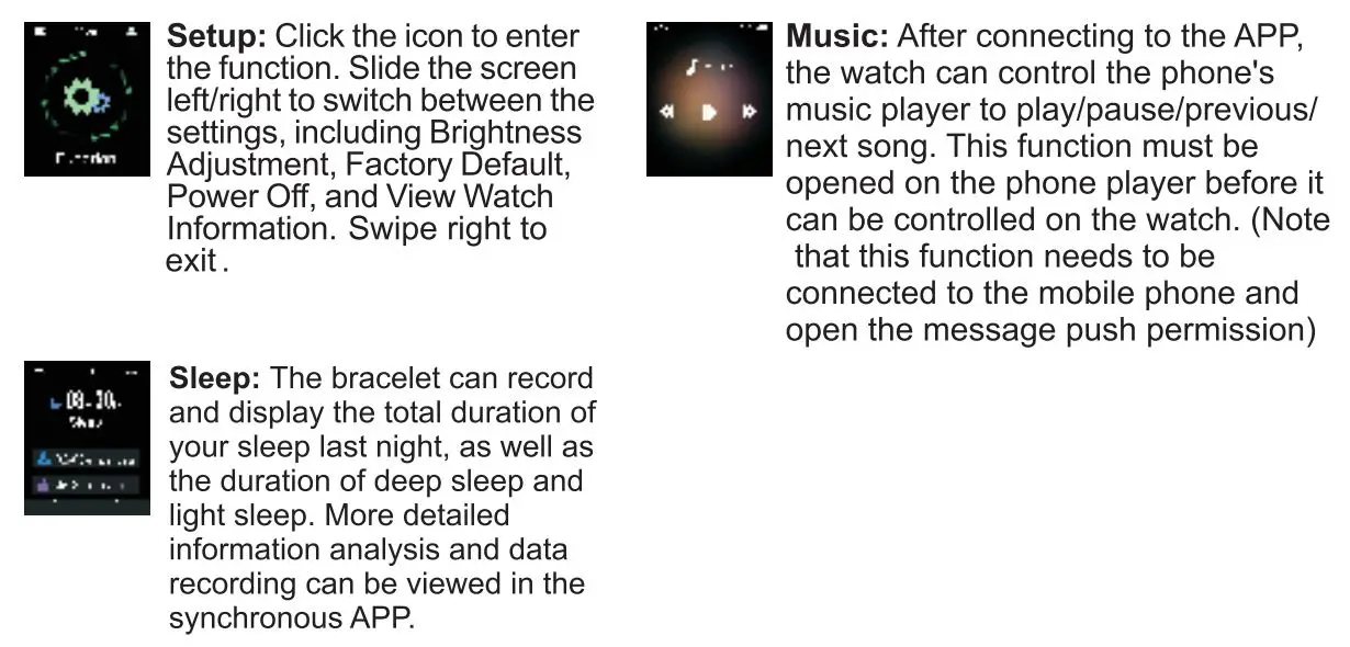 SMART WATCHES P32 Smart Watch Instructions - Function Introduction