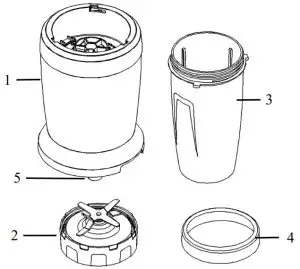 anko WBL 005 Blender - BLENDER