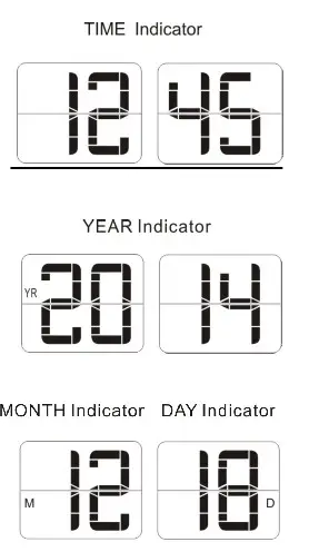 soundmaster UR105BR Retro FM-PLL Radio- LCD DISPLAY MODE