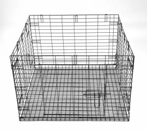 a close up of a cage