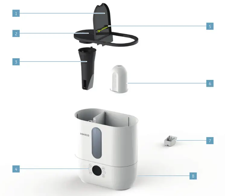 BONECO U350 Humidifier Ultrasonic- OVERVIEW