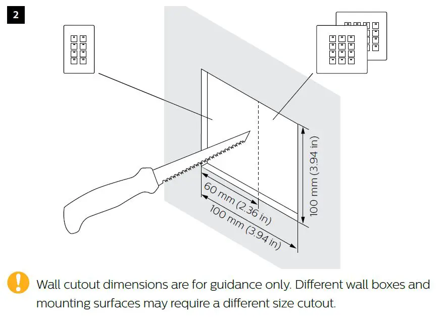 PHILIPS DPNA-SF Classic Series Button Panel fig 4