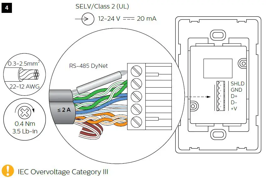 PHILIPS DPNA-SF Classic Series Button Panel fig 6