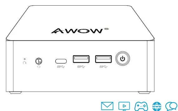 AWOW AK41 Mini Desktop PC