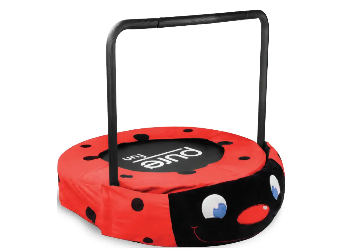 Purefun 9024lb 36-inch Ladybug Kids Trampoline With Handrail Instruction Manual
