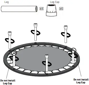 purefun 9024LB 36-Inch Ladybug Kids Trampoline with Handrail FIG9