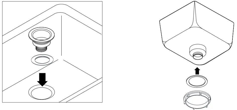 KINWELL UC3622A1QLR10 Stainless Steel 36 Inch Single Bowl Farmhouse Apron Workstation Kitchen Sink - Strainer 1