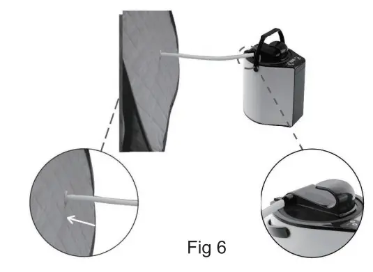 COSTWAY BA7733US Portable Steam Sauna - FIG 5