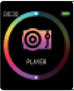 DAS 4 SG60 Smart Watch Black Silicone Strap - Music Play Contraller