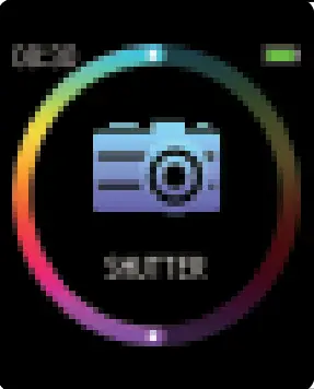 DAS 4 SG60 Smart Watch Black Silicone Strap - Remote Shutter